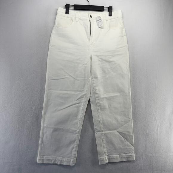 Madewell Denim - Madewell Jeans Women's 29 White The Perfect Vintage Wide Leg Denim Cotton NEW